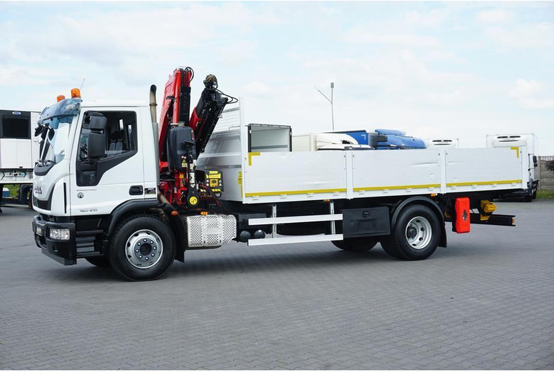 Iveco EUROCARGO / 160-21 / SKRZYNIOWY + HDS / FASSI F110 / ROTATOR / P - Transportbil med flak: bild 5 Iveco EUROCARGO / 160-21 / SKRZYNIOWY + HDS / FASSI F110 / ROTATOR / P - Transportbil med flak: bild 5