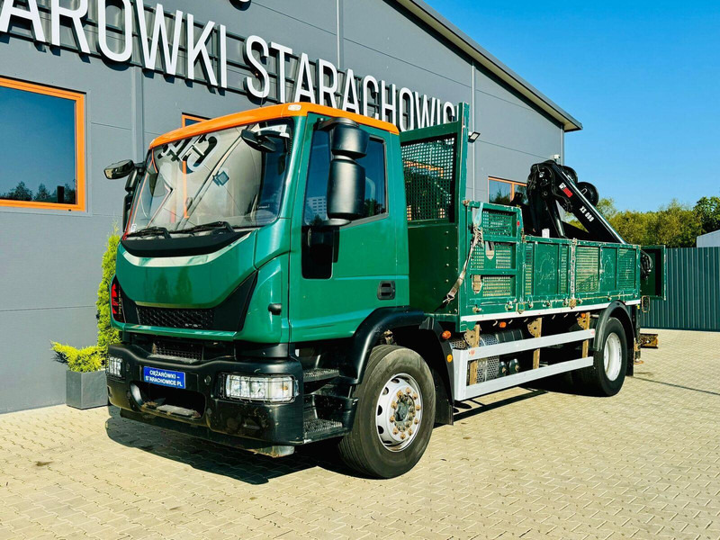 Iveco Eurocargo 180E25 - Flakbil, Kranbil: bild 2 Iveco Eurocargo 180E25 - Flakbil, Kranbil: bild 2