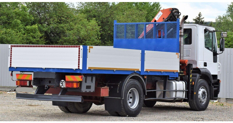 Flakbil, Kranbil Iveco Eurocargo 180E28: bild 6