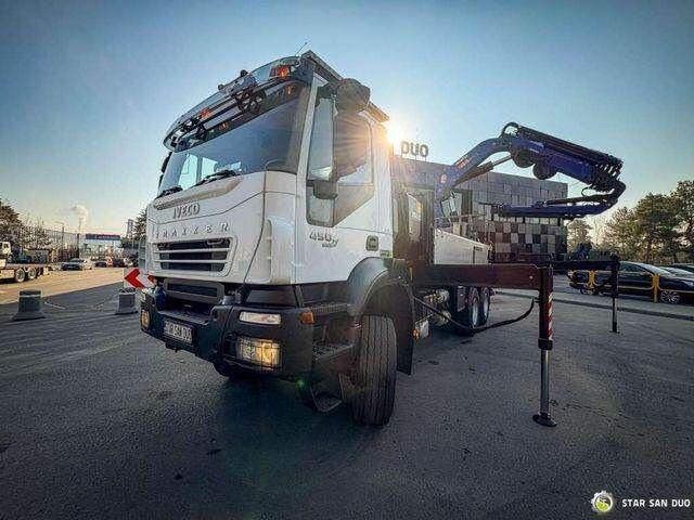 Iveco TRAKKER 450 6x6 PM41S FLY JIB Crane Kipper - Flakbil, Kranbil: bild 4 Iveco TRAKKER 450 6x6 PM41S FLY JIB Crane Kipper - Flakbil, Kranbil: bild 4