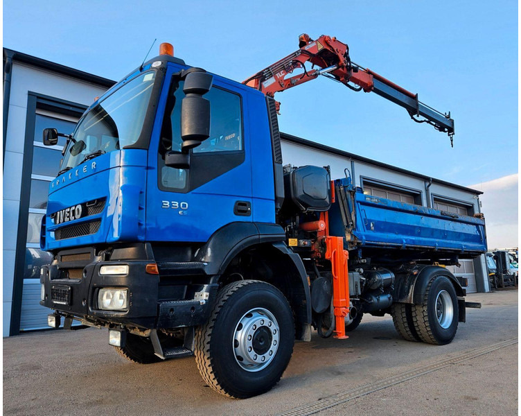 Iveco Trakker 190T33 4x4 M Tipper + Crane Atlas 120.2E - Tippbil lastbil, Kranbil: bild 3 Iveco Trakker 190T33 4x4 M Tipper + Crane Atlas 120.2E - Tippbil lastbil, Kranbil: bild 3