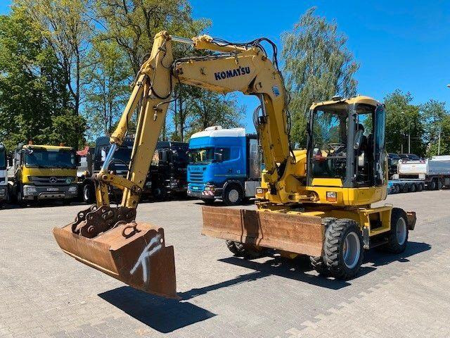 Komatsu PW 118 MR-8 - Grävmaskin på däck: bild 3 Komatsu PW 118 MR-8 - Grävmaskin på däck: bild 3