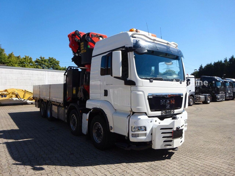 MAN TGS 35.480 - Flatbed + crane - Flakbil, Kranbil: bild 2 MAN TGS 35.480 - Flatbed + crane - Flakbil, Kranbil: bild 2