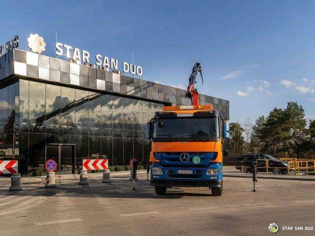 Mercedes-Benz ACTROS 2541 6x2 Palfinger PK 34002 Crane Winch - Flakbil, Kranbil: bild 4 Mercedes-Benz ACTROS 2541 6x2 Palfinger PK 34002 Crane Winch - Flakbil, Kranbil: bild 4