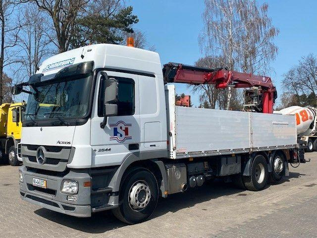 Mercedes-Benz ACTROS 2544 - Flakbil, Kranbil: bild 2 Mercedes-Benz ACTROS 2544 - Flakbil, Kranbil: bild 2