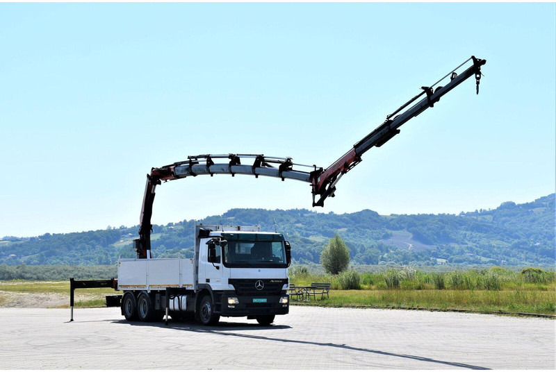 Mercedes-Benz ACTROS 2641 - Flakbil, Kranbil: bild 1 Mercedes-Benz ACTROS 2641 - Flakbil, Kranbil: bild 1