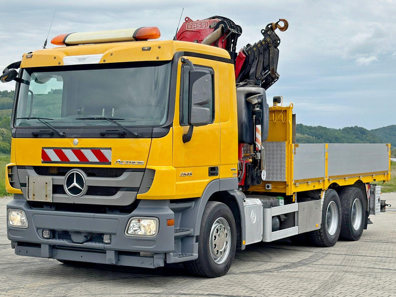 Mercedes-Benz ACTROS 2646 * FASSI F365AXP.26 + FUNK * 6x4 - Flakbil, Kranbil: bild 4 Mercedes-Benz ACTROS 2646 * FASSI F365AXP.26 + FUNK * 6x4 - Flakbil, Kranbil: bild 4