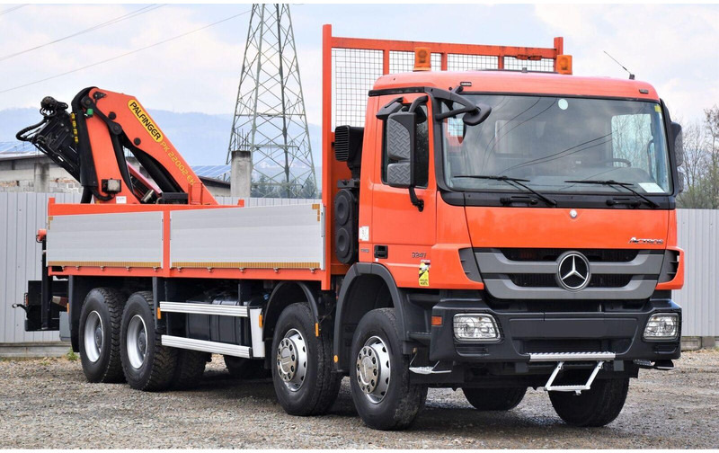 Mercedes-Benz ACTROS 3241 - Flakbil, Kranbil: bild 3 Mercedes-Benz ACTROS 3241 - Flakbil, Kranbil: bild 3