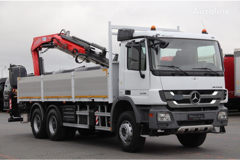 Mercedes-Benz ACTROS 3336 - Flakbil, Kranbil: bild 1 Mercedes-Benz ACTROS 3336 - Flakbil, Kranbil: bild 1