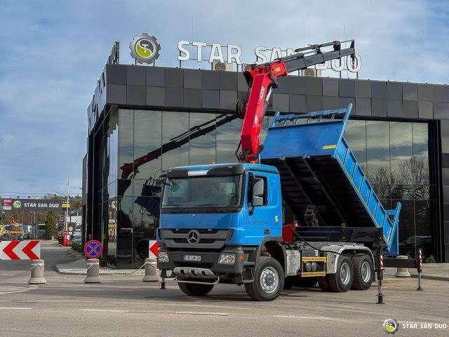 Mercedes-Benz ACTROS 3341 6x6 HMF 4220 K4 CRANE KIPPER - Tippbil lastbil, Kranbil: bild 1 Mercedes-Benz ACTROS 3341 6x6 HMF 4220 K4 CRANE KIPPER - Tippbil lastbil, Kranbil: bild 1
