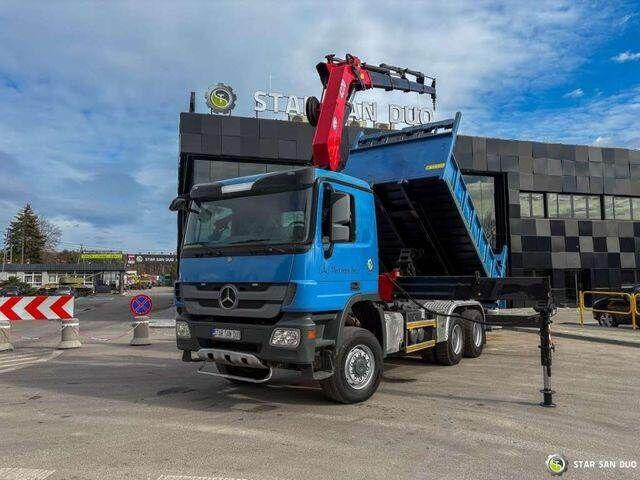 Mercedes-Benz ACTROS 3341 6x6 HMF 4220 K4 CRANE KIPPER - Tippbil lastbil, Kranbil: bild 5 Mercedes-Benz ACTROS 3341 6x6 HMF 4220 K4 CRANE KIPPER - Tippbil lastbil, Kranbil: bild 5