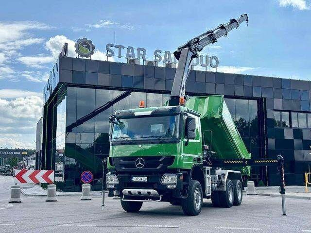Mercedes-Benz ACTROS 3346 6x6 HIAB 244EP-4 Crane Kipper - Tippbil lastbil, Kranbil: bild 1 Mercedes-Benz ACTROS 3346 6x6 HIAB 244EP-4 Crane Kipper - Tippbil lastbil, Kranbil: bild 1