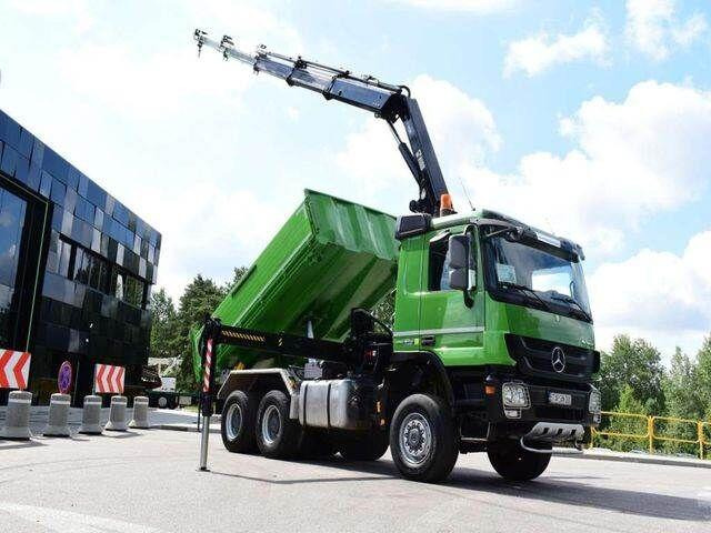 Mercedes-Benz ACTROS 3346 6x6 HIAB 244EP-4 Crane Kipper - Tippbil lastbil, Kranbil: bild 2 Mercedes-Benz ACTROS 3346 6x6 HIAB 244EP-4 Crane Kipper - Tippbil lastbil, Kranbil: bild 2