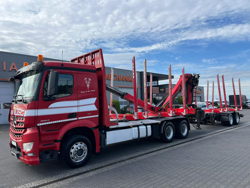 Mercedes-Benz AROCS 2645 EURO 6 6x4 TIMBER CARRIER HOLZTRANSPORT PALFINGER EPS - Timmerbil, Kranbil: bild 2 Mercedes-Benz AROCS 2645 EURO 6 6x4 TIMBER CARRIER HOLZTRANSPORT PALFINGER EPS - Timmerbil, Kranbil: bild 2