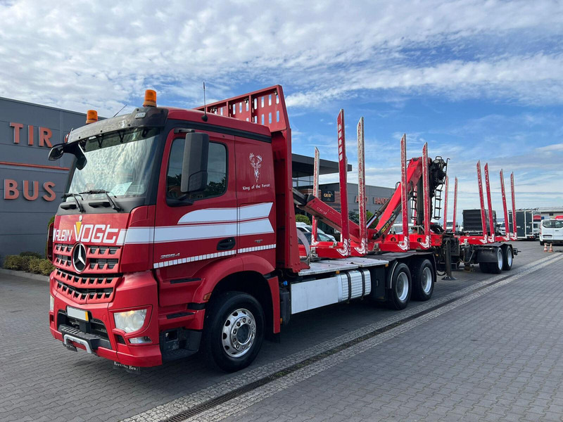 Mercedes-Benz AROCS 2645 EURO 6 6x4 TIMBER CARRIER HOLZTRANSPORT PALFINGER EPS - Timmerbil, Kranbil: bild 1 Mercedes-Benz AROCS 2645 EURO 6 6x4 TIMBER CARRIER HOLZTRANSPORT PALFINGER EPS - Timmerbil, Kranbil: bild 1
