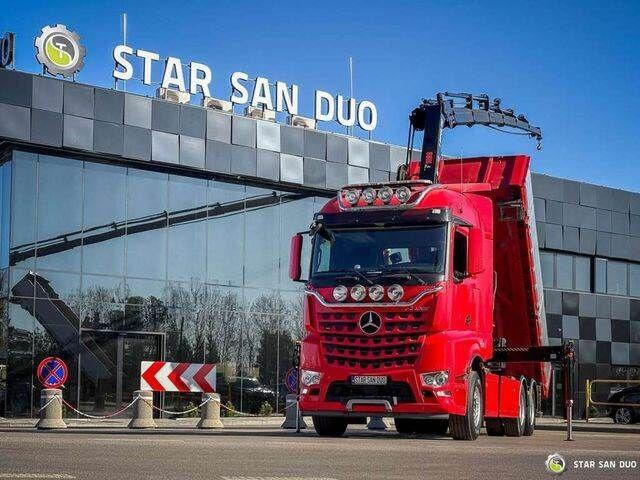 Mercedes-Benz AROCS 3358L 6x4 HIAB 192X-HIPRO E-6 Crane Kippe - Tippbil lastbil, Kranbil: bild 4 Mercedes-Benz AROCS 3358L 6x4 HIAB 192X-HIPRO E-6 Crane Kippe - Tippbil lastbil, Kranbil: bild 4