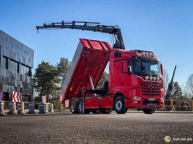 Mercedes-Benz AROCS 3358L 6x4 HIAB 192X-HIPRO E-6 Crane Kippe - Tippbil lastbil, Kranbil: bild 3 Mercedes-Benz AROCS 3358L 6x4 HIAB 192X-HIPRO E-6 Crane Kippe - Tippbil lastbil, Kranbil: bild 3