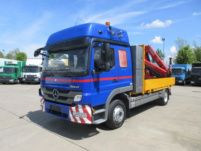 Mercedes-Benz ATEGO 1224 L - Flakbil, Kranbil: bild 2 Mercedes-Benz ATEGO 1224 L - Flakbil, Kranbil: bild 2