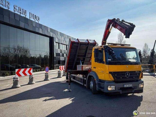 Mercedes-Benz AXOR 1824 4x2 HMF 975 HDS Crane Rotator Kipper - Tippbil lastbil, Kranbil: bild 2 Mercedes-Benz AXOR 1824 4x2 HMF 975 HDS Crane Rotator Kipper - Tippbil lastbil, Kranbil: bild 2