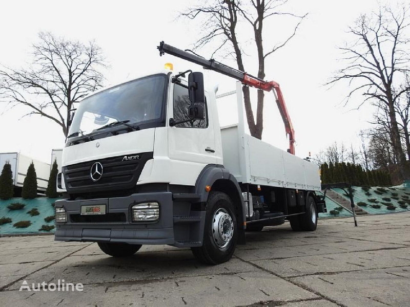 Mercedes-Benz AXOR - Flakbil, Kranbil: bild 1 Mercedes-Benz AXOR - Flakbil, Kranbil: bild 1