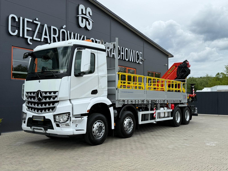 Mercedes-Benz Arocs Actros 3236 // E6 // 8x4 // Palfinger PK4800 - Flakbil, Kranbil: bild 1 Mercedes-Benz Arocs Actros 3236 // E6 // 8x4 // Palfinger PK4800 - Flakbil, Kranbil: bild 1
