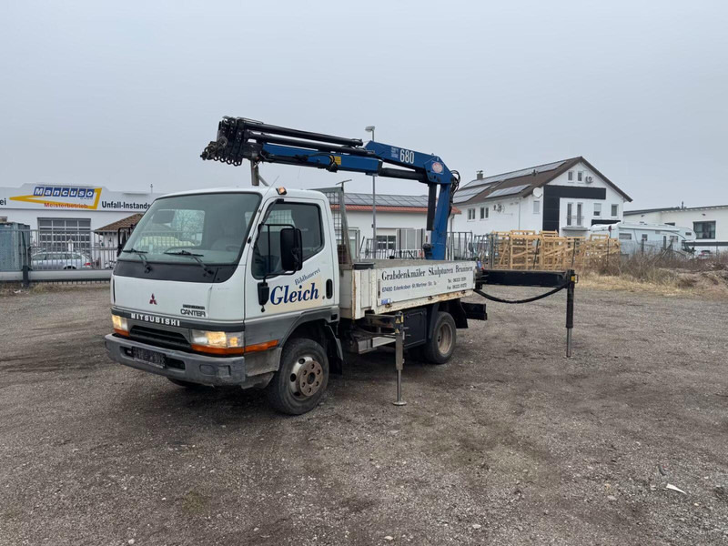Mitsubishi Canter FE649 - Flatbed truck + crane - Flakbil, Kranbil: bild 3 Mitsubishi Canter FE649 - Flatbed truck + crane - Flakbil, Kranbil: bild 3