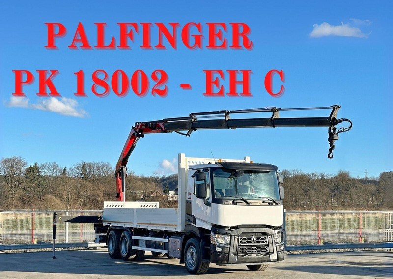 Renault C 380 *PRITSCHE 6,80m * PK 18002-EH C + FUNK*6x4 - Flakbil, Kranbil: bild 1 Renault C 380 *PRITSCHE 6,80m * PK 18002-EH C + FUNK*6x4 - Flakbil, Kranbil: bild 1