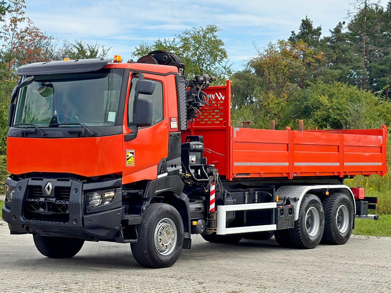Renault K 380 * HIAB 144 BS - 3 HIDUO + FUNK * 6x4 * TOP - Tippbil lastbil, Kranbil: bild 3 Renault K 380 * HIAB 144 BS - 3 HIDUO + FUNK * 6x4 * TOP - Tippbil lastbil, Kranbil: bild 3