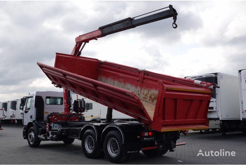 Renault LANDER 3 way tipper + crane FASSI 130 6x4 - Tippbil lastbil, Kranbil: bild 4 Renault LANDER 3 way tipper + crane FASSI 130 6x4 - Tippbil lastbil, Kranbil: bild 4