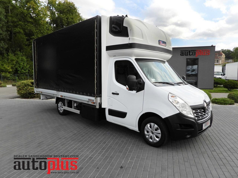 Renault MASTER PLANDEKA 10 PALET WEBASTO TEMPOMAT PNEUMATYKA KLIMATYZACJ - Transportbil med kapell: bild 1 Renault MASTER PLANDEKA 10 PALET WEBASTO TEMPOMAT PNEUMATYKA KLIMATYZACJ - Transportbil med kapell: bild 1