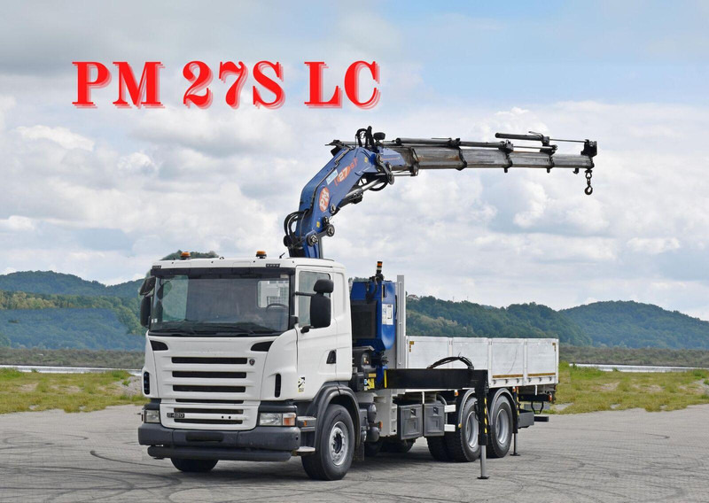 Scania G 420 - Flakbil, Kranbil: bild 1 Scania G 420 - Flakbil, Kranbil: bild 1
