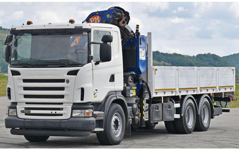 Scania G 420 - Flakbil, Kranbil: bild 3 Scania G 420 - Flakbil, Kranbil: bild 3