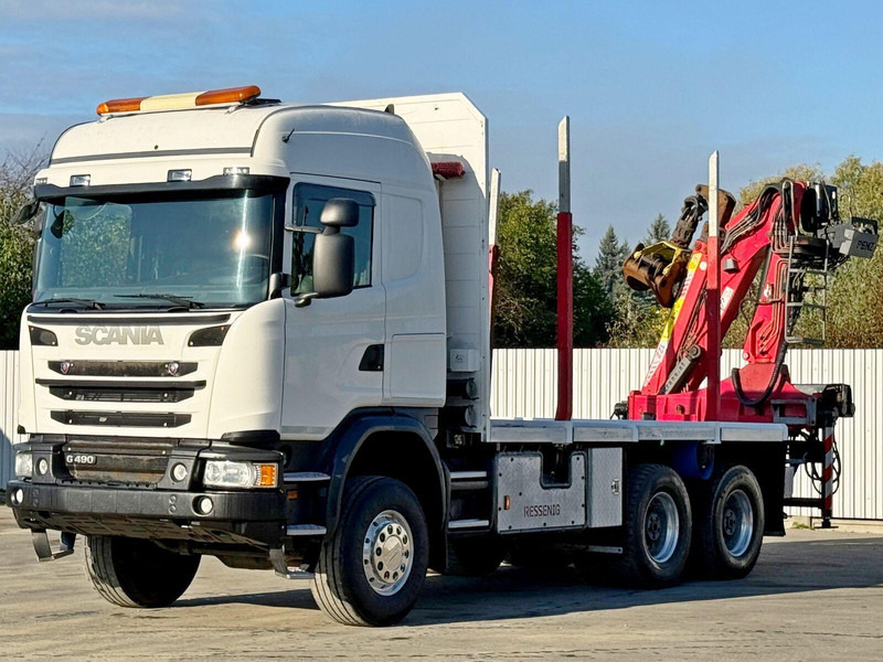 Scania G490 - Timmerbil, Kranbil: bild 4 Scania G490 - Timmerbil, Kranbil: bild 4