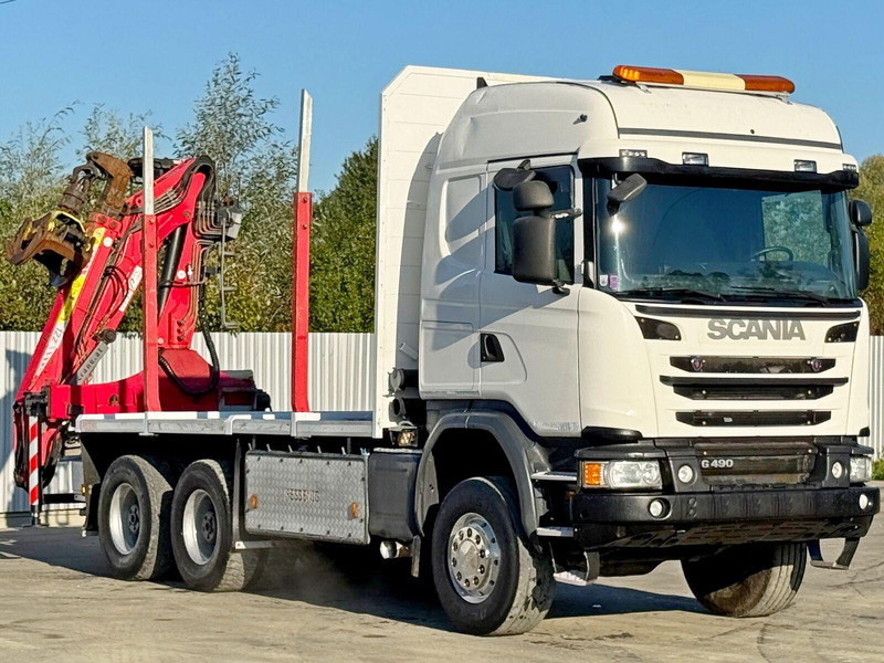 Scania G490 - Timmerbil, Kranbil: bild 3 Scania G490 - Timmerbil, Kranbil: bild 3