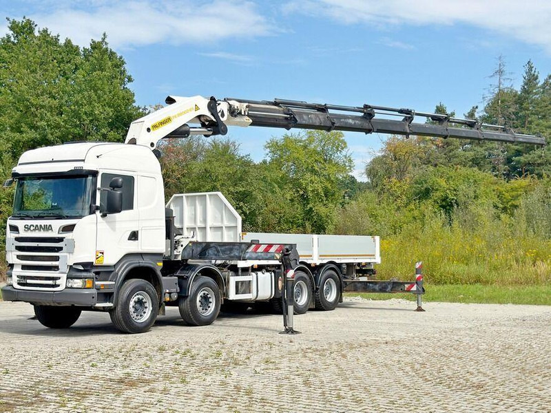 Scania R 500 * PK 88002 - EH G + FUNK * 8x4 *TOPZUSTAND - Flakbil, Kranbil: bild 2 Scania R 500 * PK 88002 - EH G + FUNK * 8x4 *TOPZUSTAND - Flakbil, Kranbil: bild 2