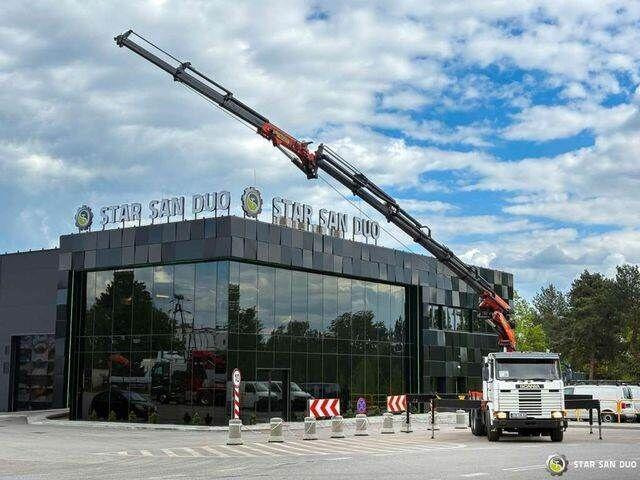 Scania R143 HL 6x2 PALFINGER PK44002 Crane Kran - Flakbil, Kranbil: bild 4 Scania R143 HL 6x2 PALFINGER PK44002 Crane Kran - Flakbil, Kranbil: bild 4