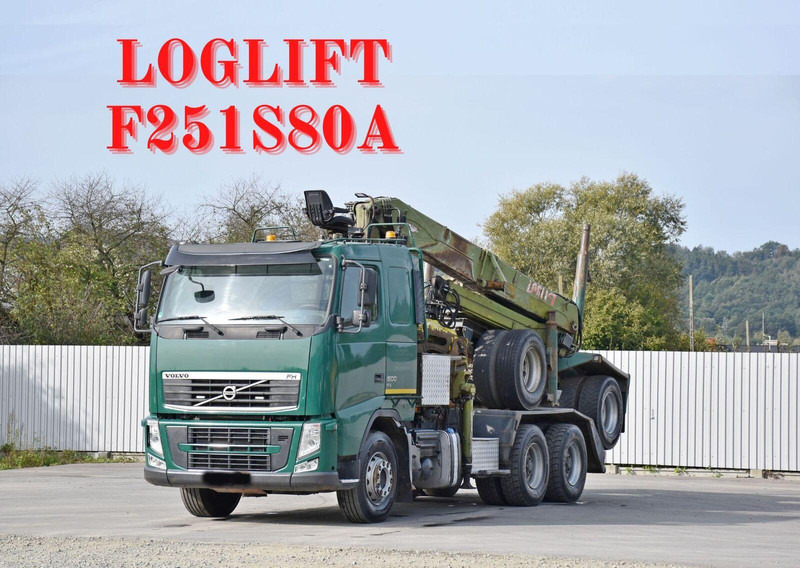 Volvo FH 500 * LOGLIFT F251 S80A + Anhänger /6x4 - Timmerbil, Kranbil: bild 1 Volvo FH 500 * LOGLIFT F251 S80A + Anhänger /6x4 - Timmerbil, Kranbil: bild 1