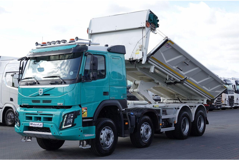 Volvo FMX 500 / 8x4 / HYDROBURTA / BORDMATIC / 2016 ROK / EURO 6 / PO - Tippbil lastbil: bild 1 Volvo FMX 500 / 8x4 / HYDROBURTA / BORDMATIC / 2016 ROK / EURO 6 / PO - Tippbil lastbil: bild 1
