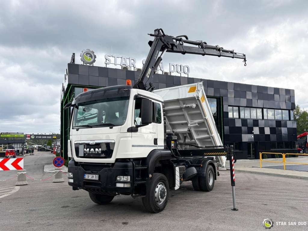 MAN TGS 18.360 4x4 HIAB 144 E-4 Crane Kipper MAN TGS 18.360 4x4 HIAB 144 E-4 Crane Kipper - Kranbil, Tippbil lastbil: bild 1 MAN TGS 18.360 4x4 HIAB 144 E-4 Crane Kipper MAN TGS 18.360 4x4 HIAB 144 E-4 Crane Kipper - Kranbil, Tippbil lastbil: bild 1