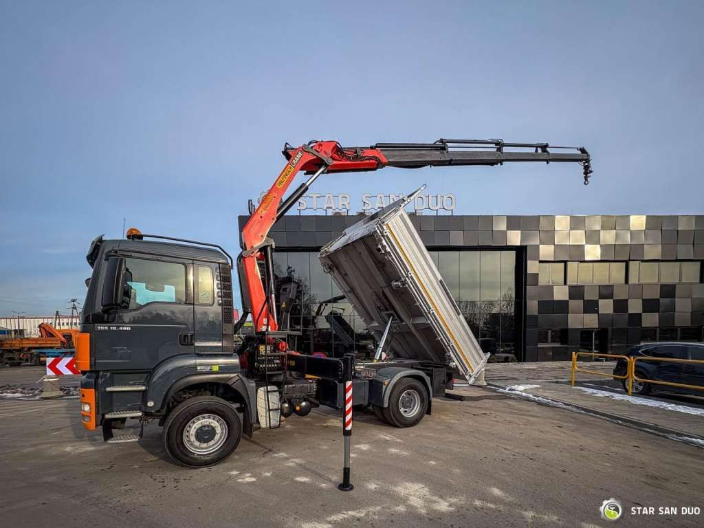 MAN TGS 18.480 PALFINGER PK 16502 HDS Crane,Kipper MAN TGS 18.480 PALFINGER PK 16502 HDS Crane,Kipper - Tippbil lastbil: bild 2 MAN TGS 18.480 PALFINGER PK 16502 HDS Crane,Kipper MAN TGS 18.480 PALFINGER PK 16502 HDS Crane,Kipper - Tippbil lastbil: bild 2