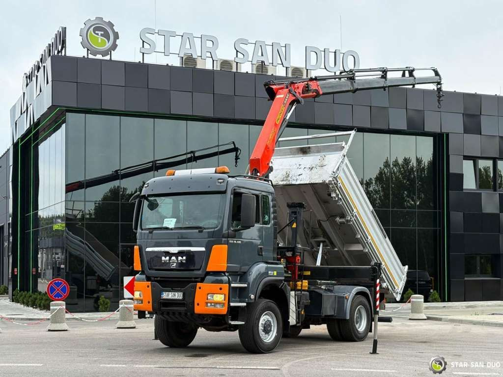 MAN TGS 18.480 PALFINGER PK 16502 HDS Crane,Kipper - Kranbil: bild 2 MAN TGS 18.480 PALFINGER PK 16502 HDS Crane,Kipper - Kranbil: bild 2