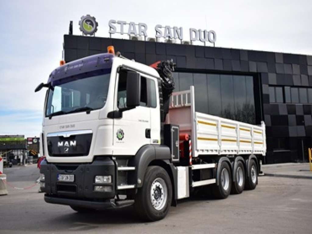 MAN TGS 35.400 8X4 PALFINGER PK 33002 CRANE KIPPER - Kranbil: bild 4 MAN TGS 35.400 8X4 PALFINGER PK 33002 CRANE KIPPER - Kranbil: bild 4