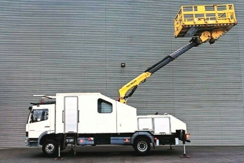 Mercedes-Benz ATEGO 1323 PK 8000T RAIL Platform - Billift: bild 1 Mercedes-Benz ATEGO 1323 PK 8000T RAIL Platform - Billift: bild 1