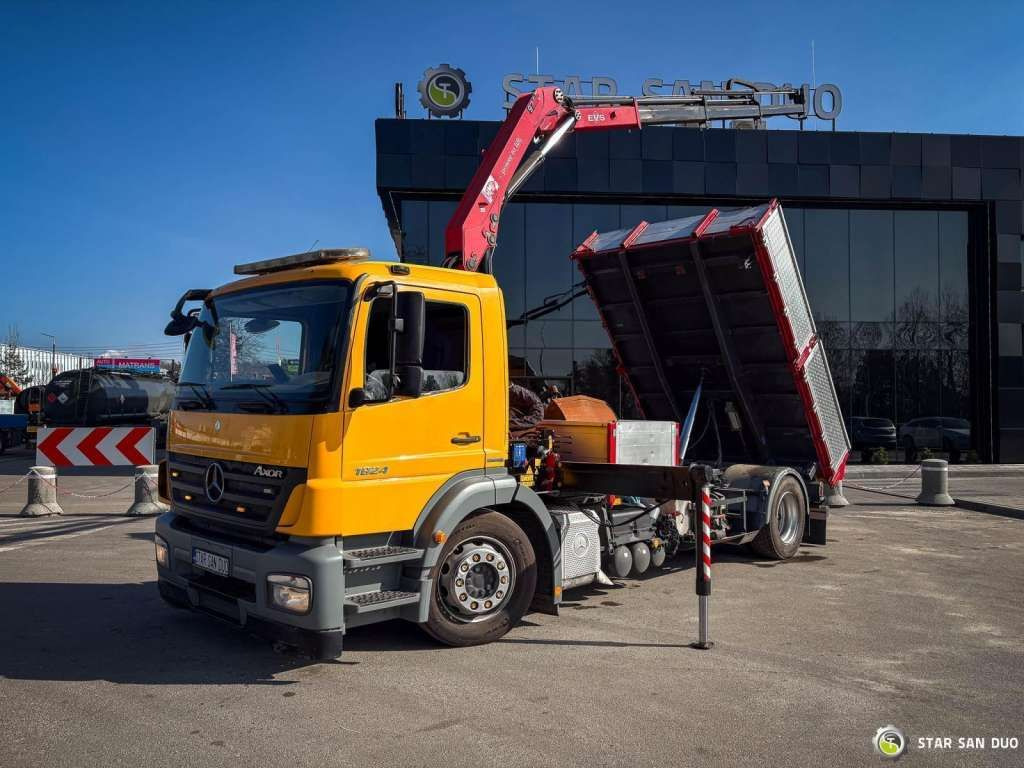 Mercedes-Benz AXOR 1824 4x2 HMF 975 HDS Crane Rotator Kipper - Kranbil: bild 4 Mercedes-Benz AXOR 1824 4x2 HMF 975 HDS Crane Rotator Kipper - Kranbil: bild 4
