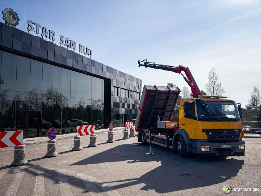 Mercedes-Benz AXOR 1824 4x2 HMF 975 HDS Crane Rotator Kipper - Kranbil: bild 5 Mercedes-Benz AXOR 1824 4x2 HMF 975 HDS Crane Rotator Kipper - Kranbil: bild 5