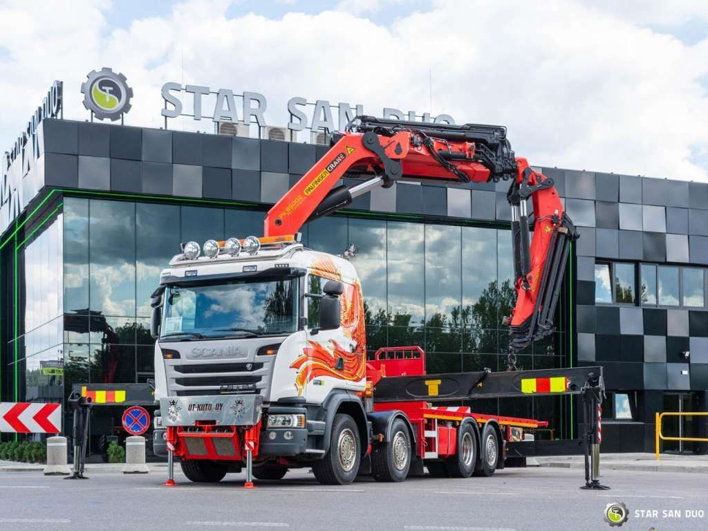 Scania G450 8x2 PALFINGER PK 85002 Fly Jib Winch - Kranbil: bild 5 Scania G450 8x2 PALFINGER PK 85002 Fly Jib Winch - Kranbil: bild 5