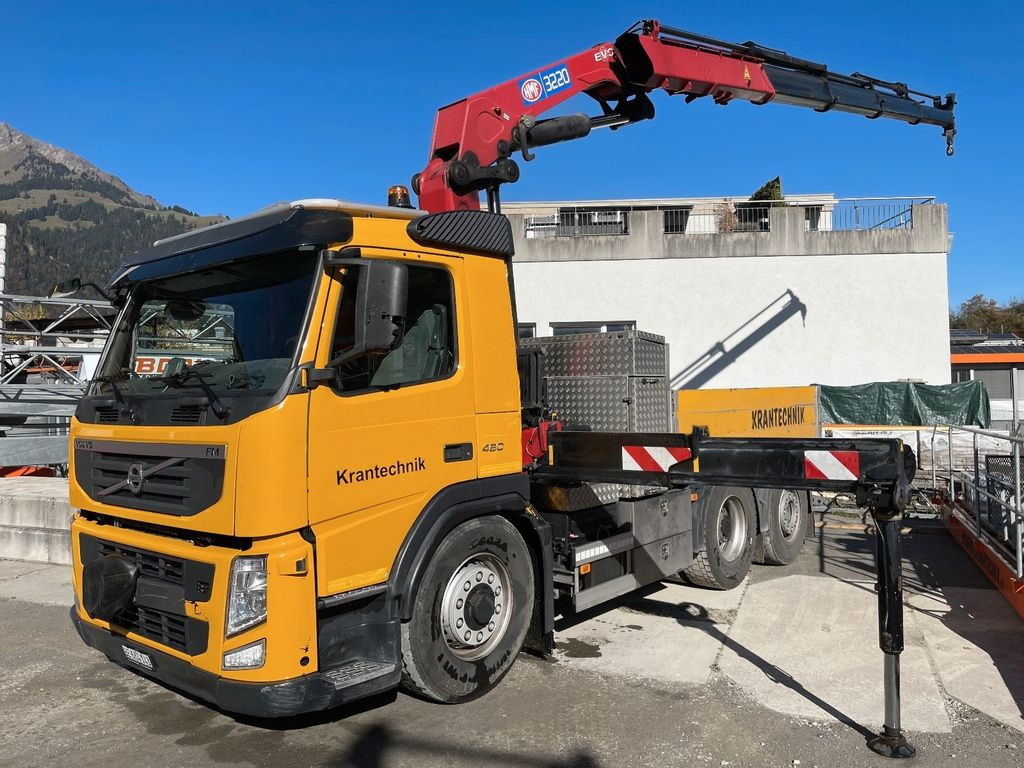 Volvo FM 460 4x4x6 H HMF 3220 HYDRODRIVE EURO 5 2014 - Kranbil, Dragbil: bild 1 Volvo FM 460 4x4x6 H HMF 3220 HYDRODRIVE EURO 5 2014 - Kranbil, Dragbil: bild 1
