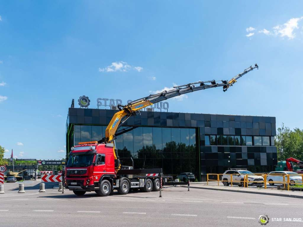 Volvo FMX 500 8x2 Effer 585 Fly Jib Winch Crane Kran - Kranbil: bild 2 Volvo FMX 500 8x2 Effer 585 Fly Jib Winch Crane Kran - Kranbil: bild 2
