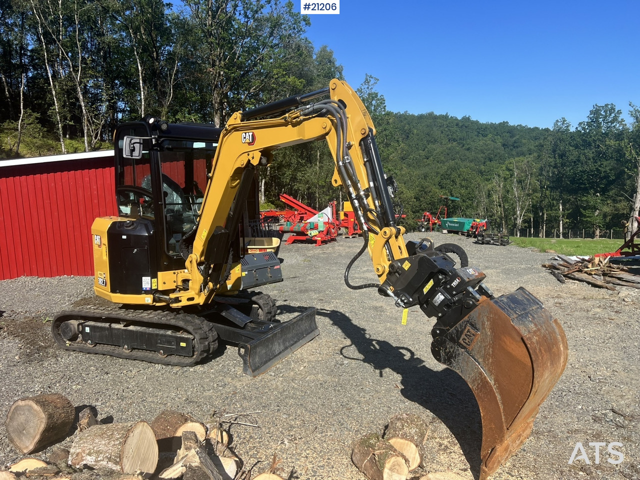 Caterpillar 302.7 CR - Minigrävmaskin: bild 1 Caterpillar 302.7 CR - Minigrävmaskin: bild 1
