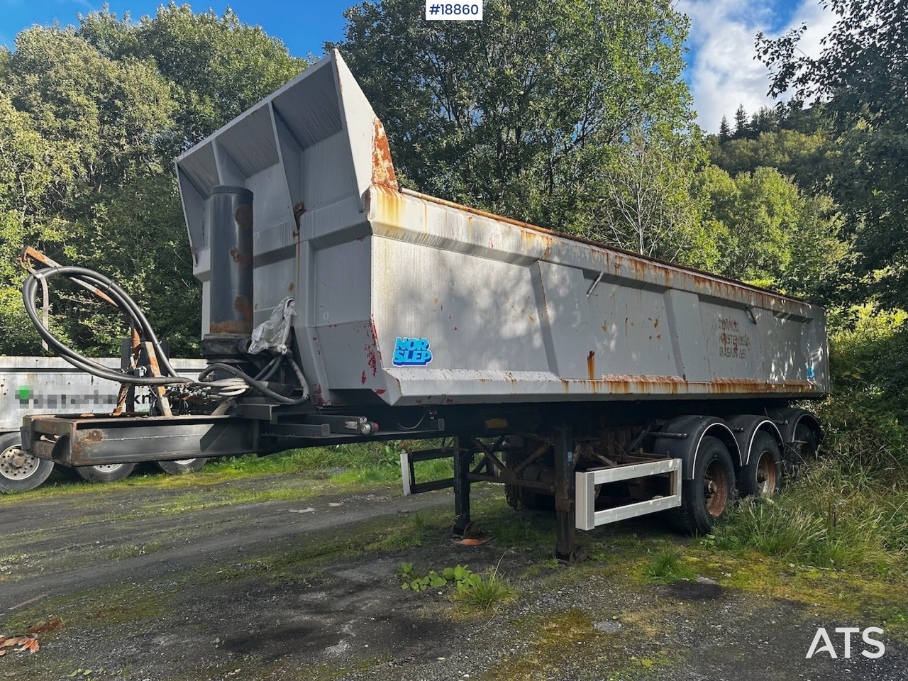 Nor-Slep Tippsemi - Tippbil semitrailer: bild 1 Nor-Slep Tippsemi - Tippbil semitrailer: bild 1